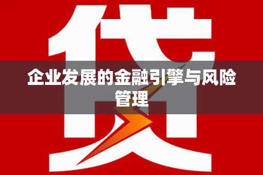 怀集企业发展的金融引擎与风险管理