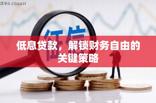 怀集低息贷款，解锁财务自由的关键策略