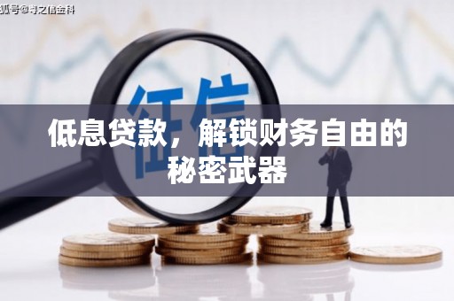 怀集低息贷款，解锁财务自由的秘密武器