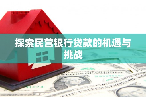 怀集探索民营银行贷款的机遇与挑战