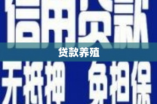 怀集贷款养殖