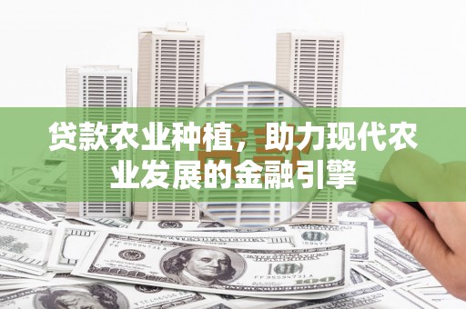 怀集贷款农业种植，助力现代农业发展的金融引擎