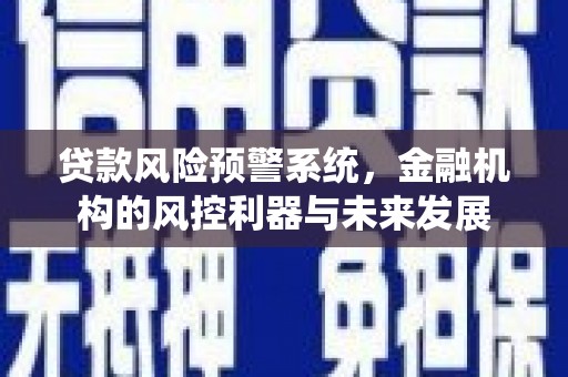 怀集贷款风险预警系统，金融机构的风控利器与未来发展
