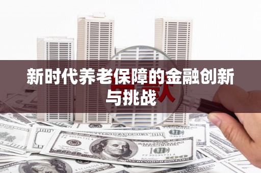 怀集新时代养老保障的金融创新与挑战