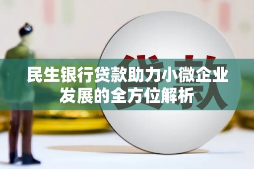 怀集民生银行贷款助力小微企业发展的全方位解析