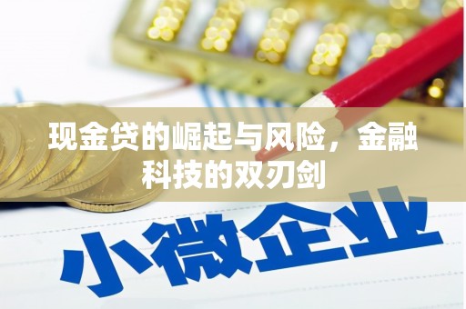 怀集现金贷的崛起与风险，金融科技的双刃剑