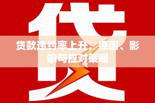 怀集贷款违约率上升，原因、影响与应对策略