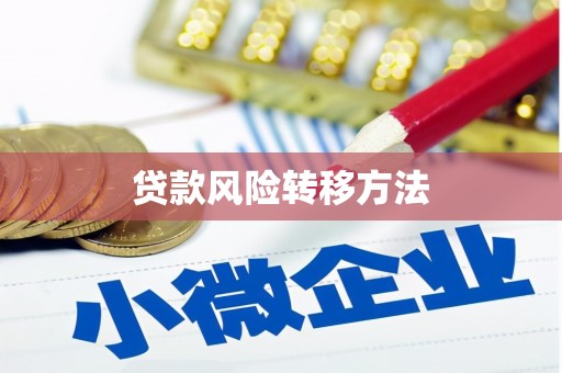 怀集贷款风险转移方法