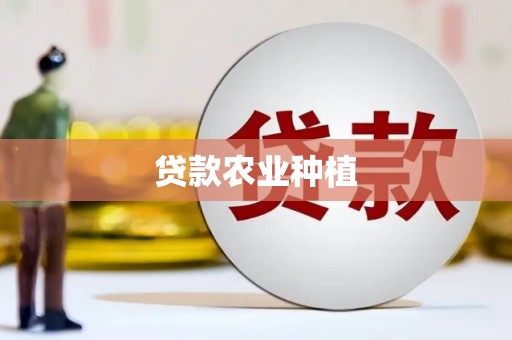 怀集贷款农业种植