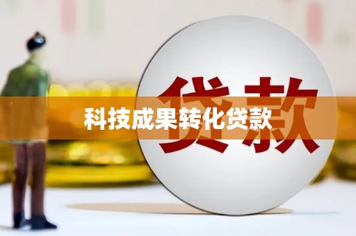 怀集科技成果转化贷款