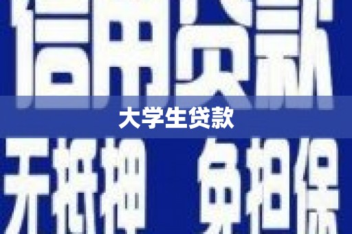 怀集大学生贷款