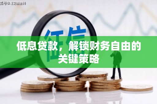 怀集低息贷款，解锁财务自由的关键策略