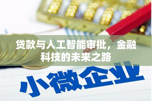 怀集贷款与人工智能审批，金融科技的未来之路