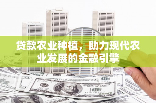 怀集贷款农业种植，助力现代农业发展的金融引擎