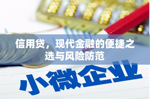 怀集信用贷，现代金融的便捷之选与风险防范