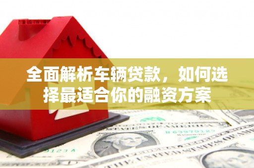 怀集全面解析车辆贷款，如何选择最适合你的融资方案