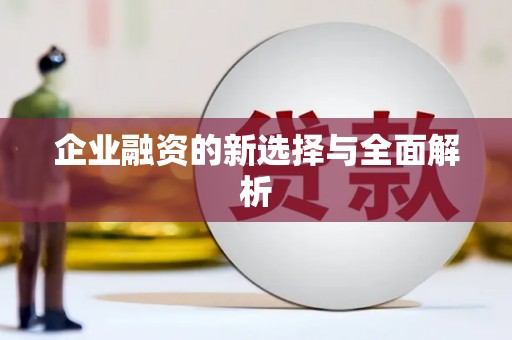 怀集企业融资的新选择与全面解析
